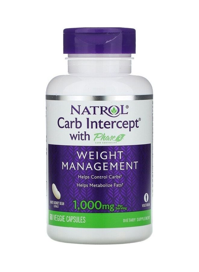 Natrol 60-Piece Carb Intercept with Phase 2 Carb Controller - Image 1